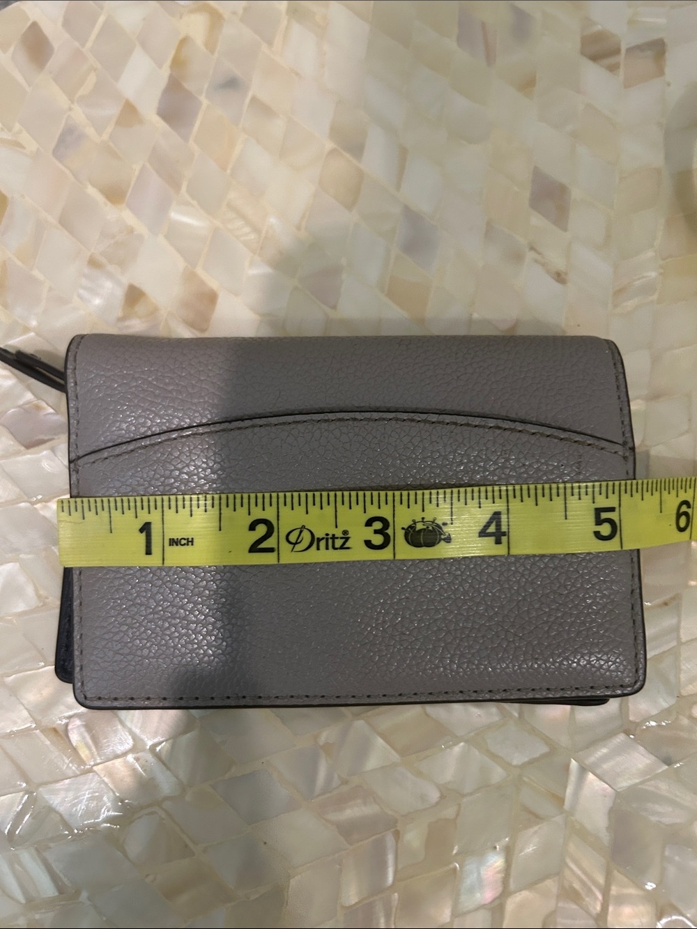 kate spade Gray Pebble Leather Bifold Wallet - Picture 10 of 11